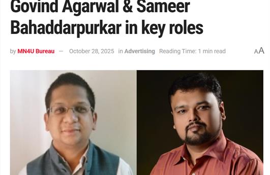 Crayons Advertising appoints Govind Agarwal & Sameer Bahaddarpurkar in key roles